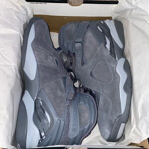 air Jordan 8 cool grey never been worn with box size 14